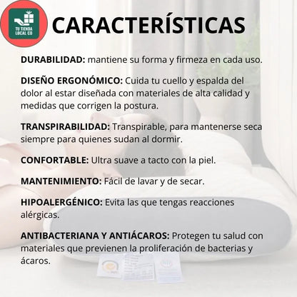Almohada Ortopédica 3d Con Alineación Cervical Perfecta