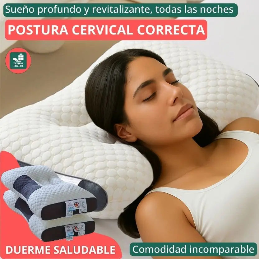 Almohada Ortopédica 3d Con Alineación Cervical Perfecta