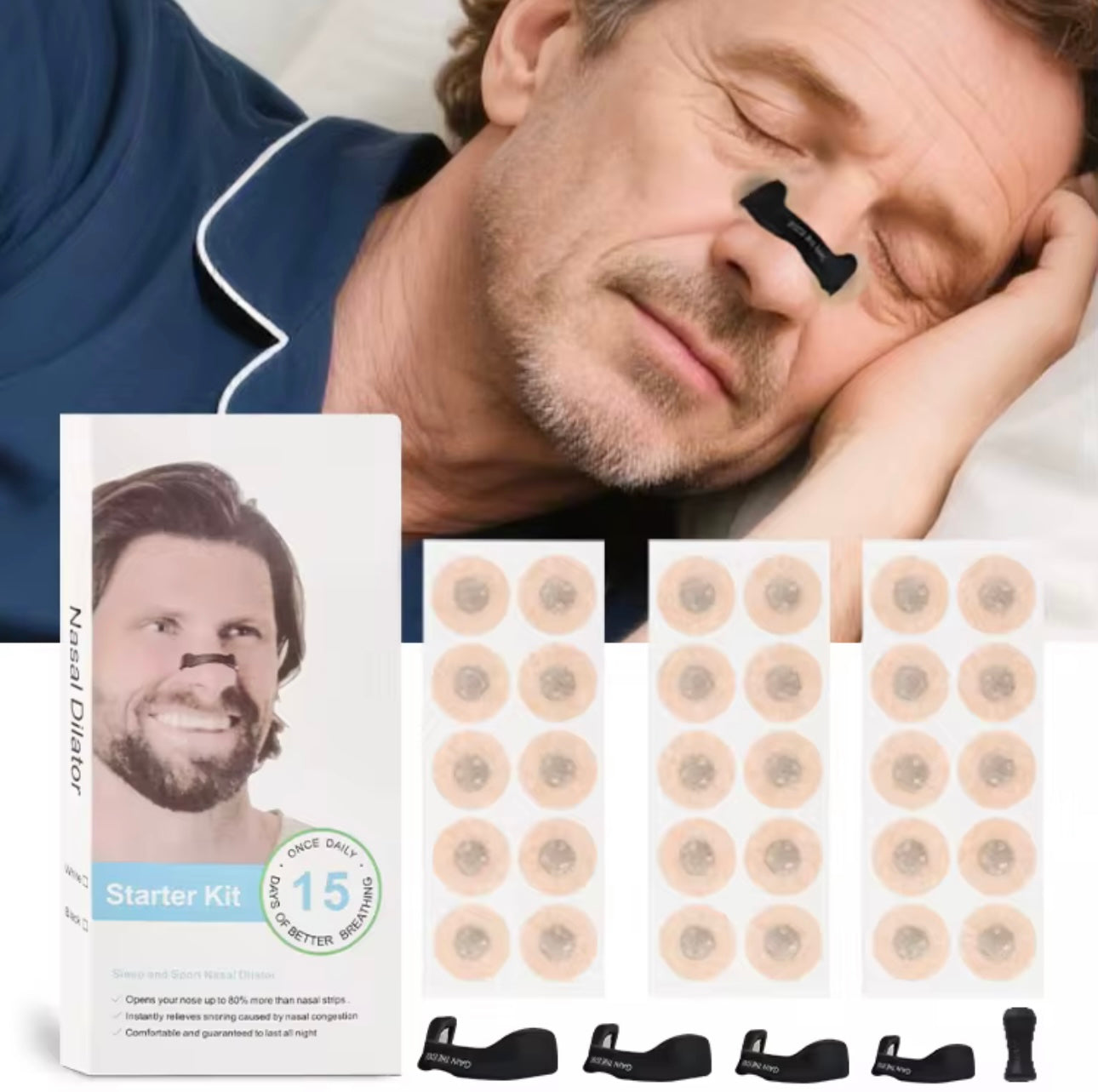 NasalFix, Dilatador Nasal Magnético – Respira Mejor al Instante