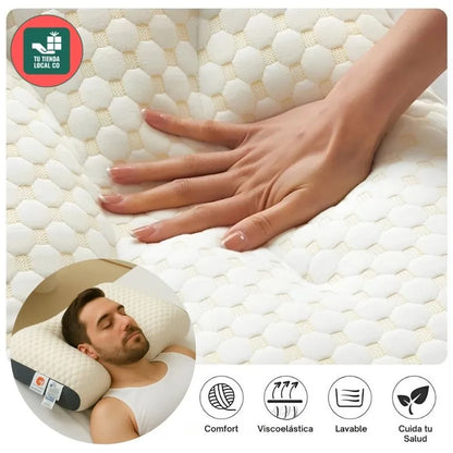 Almohada Ortopédica 3d Con Alineación Cervical Perfecta