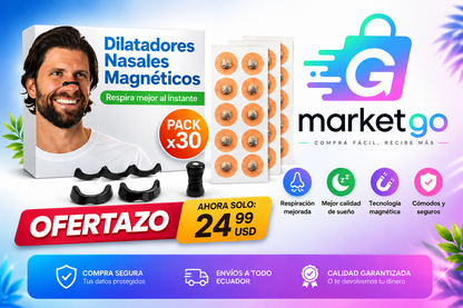 NasalFix, Dilatador Nasal Magnético – Respira Mejor al Instante