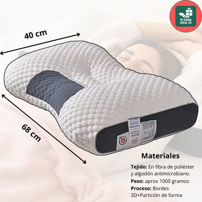 Almohada Ortopédica 3d Con Alineación Cervical Perfecta